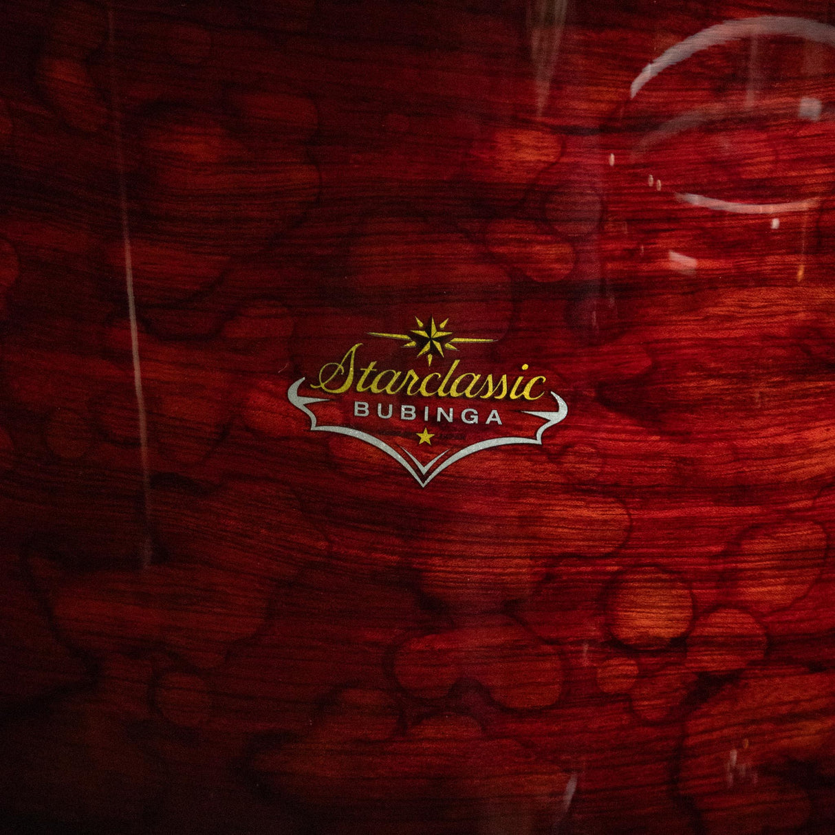 Tama Starclassic Bubinga 4-Piece Shell Pack - Volcanic Red Burst