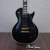 Gibson Custom Shop 1954 Les Paul Custom Reissue Electric Guitar VOS - Ebony - #45356