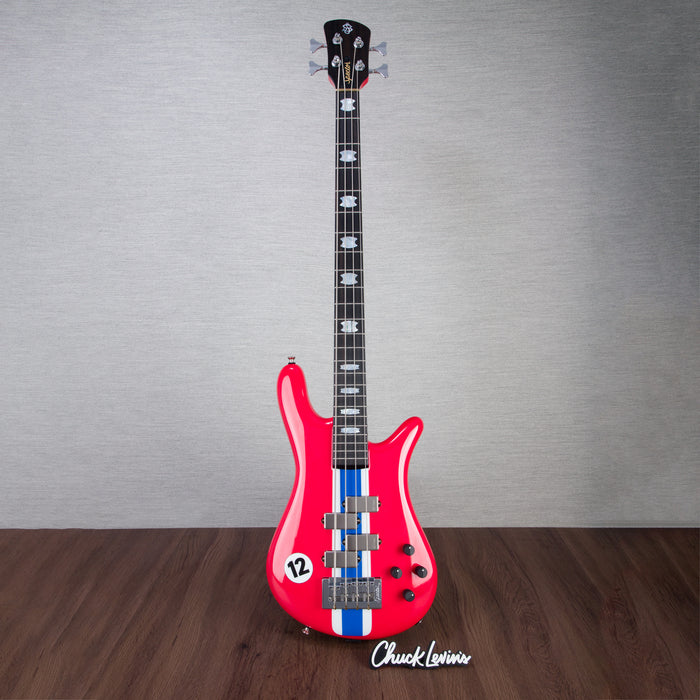 Spector USA Custom NS-2 Legends of Racing Limited Edition Bass Guitar - “Enzo Livery Red” - CHUCKSCLUSIVE - #1595 - Display Model