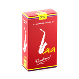 Vandoren Java Red Cut 10-Pack Alto Saxophone Reeds - 3.5