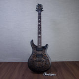 PRS S2 Custom 24-08 Poplar Burl Electric Guitar - Charcoal Burst - #S2089421