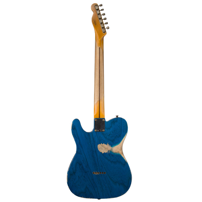 Fender Custom Shop 1950 Esquire Heavy Relic - Sapphire Blue Transparent - CHUCKSCLUSIVE - #R118551