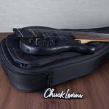 Sire Marcus Miller M6 Fretless 6-String Headless Electric Bass Guitar - Black Satin