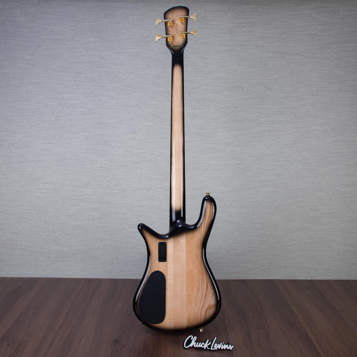 Spector Euro 4 Electric Bass Guitar - Natural Black Burst Gloss - CHUCKSCLUSIVE - #NB22937
