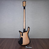 Spector Euro 4 Electric Bass Guitar - Natural Black Burst Gloss - CHUCKSCLUSIVE - #NB22937