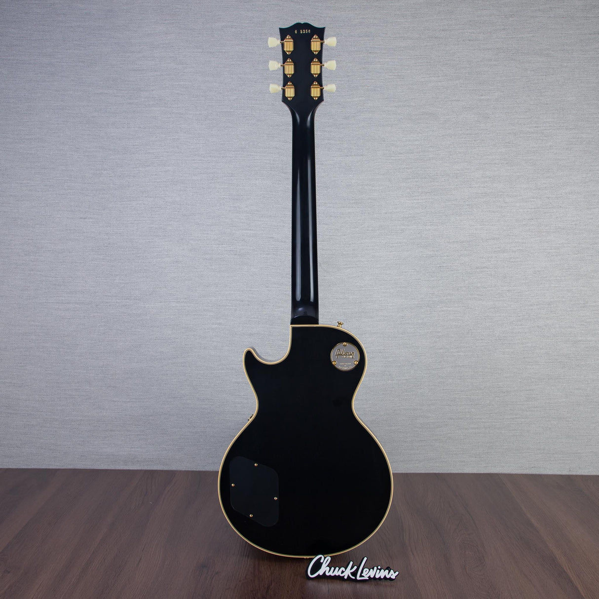 Gibson Custom Shop 1954 Les Paul Custom Reissue Electric Guitar VOS - Ebony - #45356