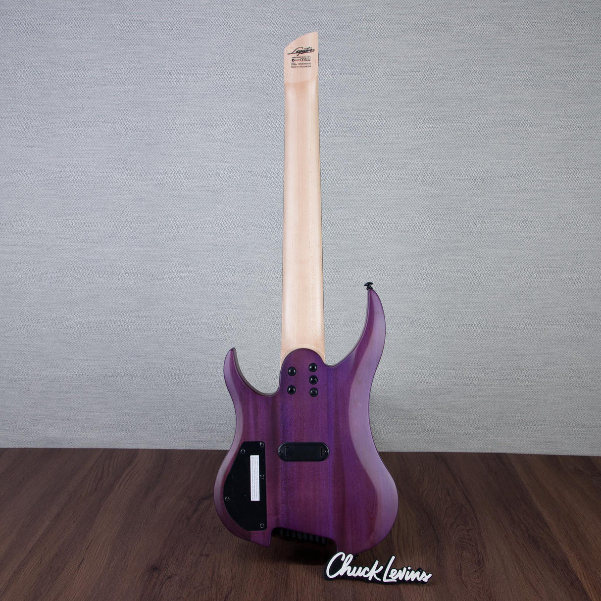 Legator Ghost Super Shred Multiscale 8-String Electric Guitar - Satin Purple Flame - #IM25060592