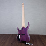 Legator Ghost Super Shred Multiscale 8-String Electric Guitar - Satin Purple Flame - #IM25060592