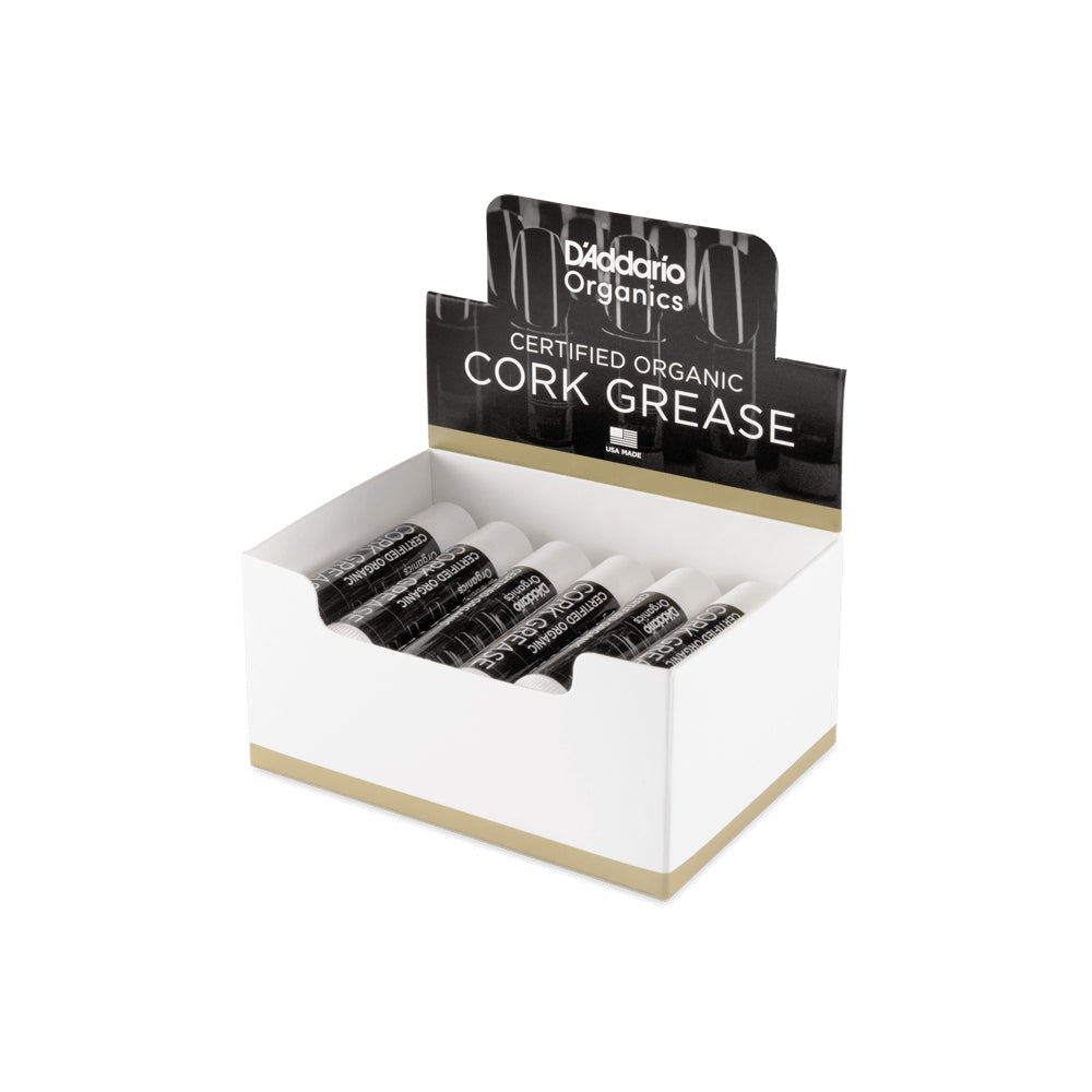 D'Addario ODCRKGR12 Organic Cork Grease - 12 Pack