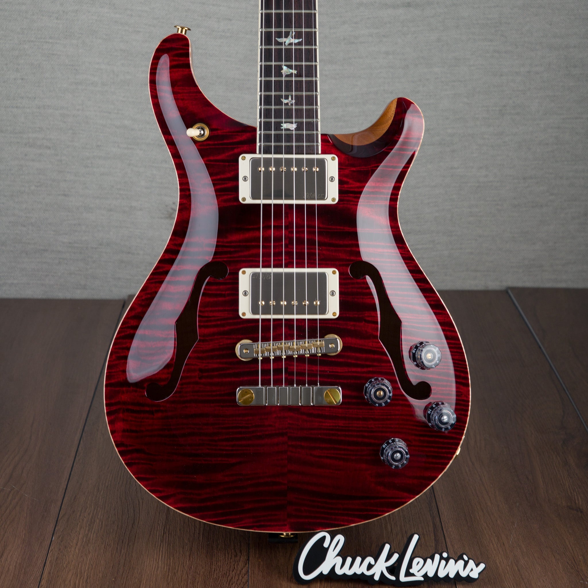 PRS McCarty 594 Hollowbody II Electric Guitar - Red Tiger – Chuck