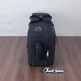 Marcus Bonna Carbon Fiber Quad Case for Alto and Soprano Saxophone, Flute, and Clarinet - Black