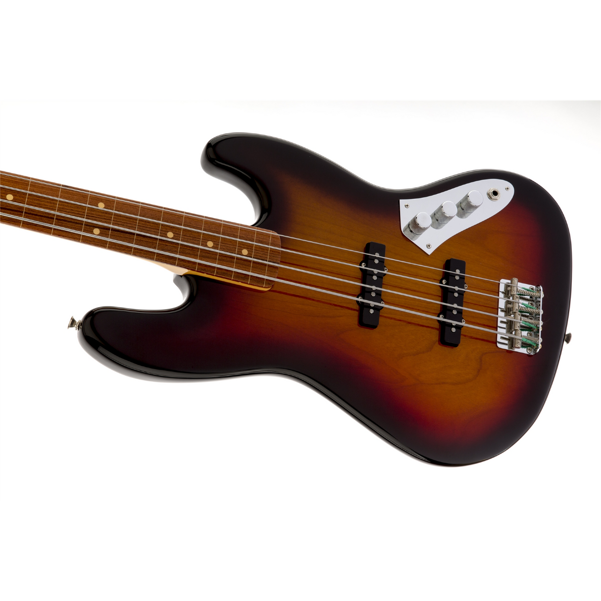 Fender Jaco Pastorius Fretless Signature Jazz Electric Bass Guitar - 3-Color Sunburst - Mint, Open Box