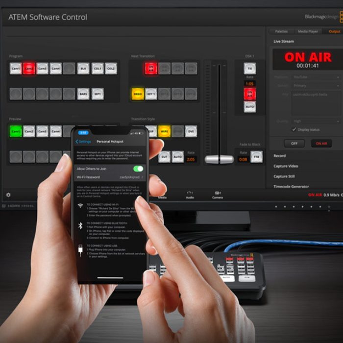 Blackmagic Design ATEM Mini Live Stream Switcher - New