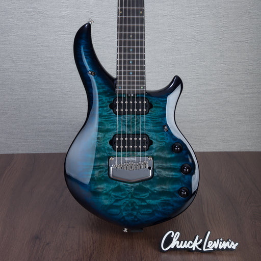 Music Man John Petrucci Signature Majesty 7-String Electric Guitar - Quilt Maple, Hydrospace