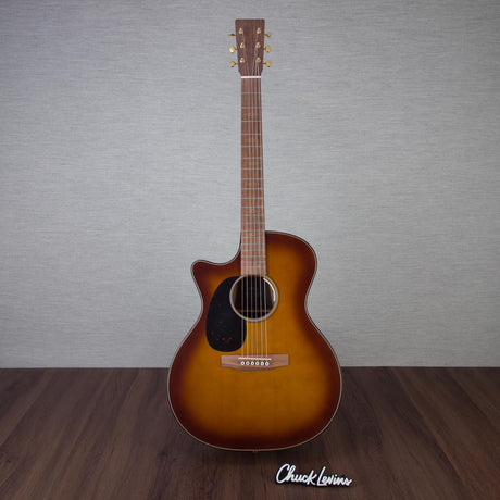 Martin GPCE Inception Maple/European Spruce Left Handed Acoustic Electric Guitar - Amber Fade Sunburst - #M2898718 - Mint, Open Box
