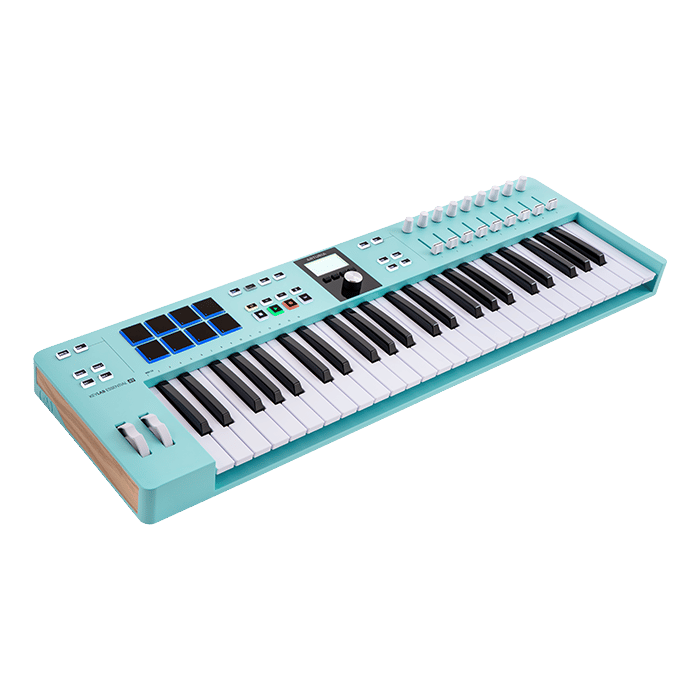 arturia keylab sustain pedal Arturia KeyLab Essential 49 mk3 MIDI Keyboard Controller (Aquamarine)