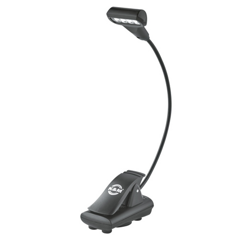 K&M 12274.000.55 4 LED T-Model Music Stand