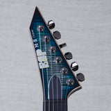 ESP M-II CTM FM/NT Electric Guitar - See-Thru Black Aqua Burst - #E4801252