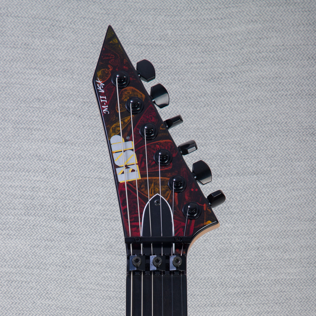 ESP USA M-II NTB FR Electric Guitar - Hellfire - #US24091 - Mint, Open Box