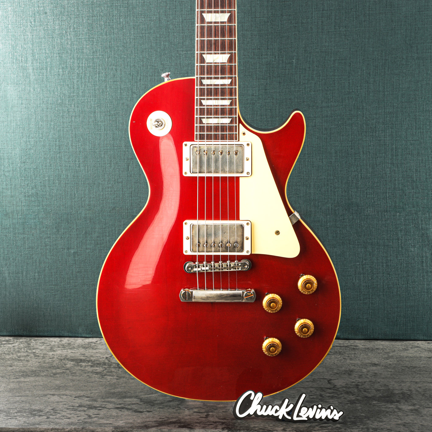 Gibson Murphy Lab 1958 Les Paul Standard - Ultra Light Aged Sweet Cherry Red - CHUCKSCLUSIVE - #821041