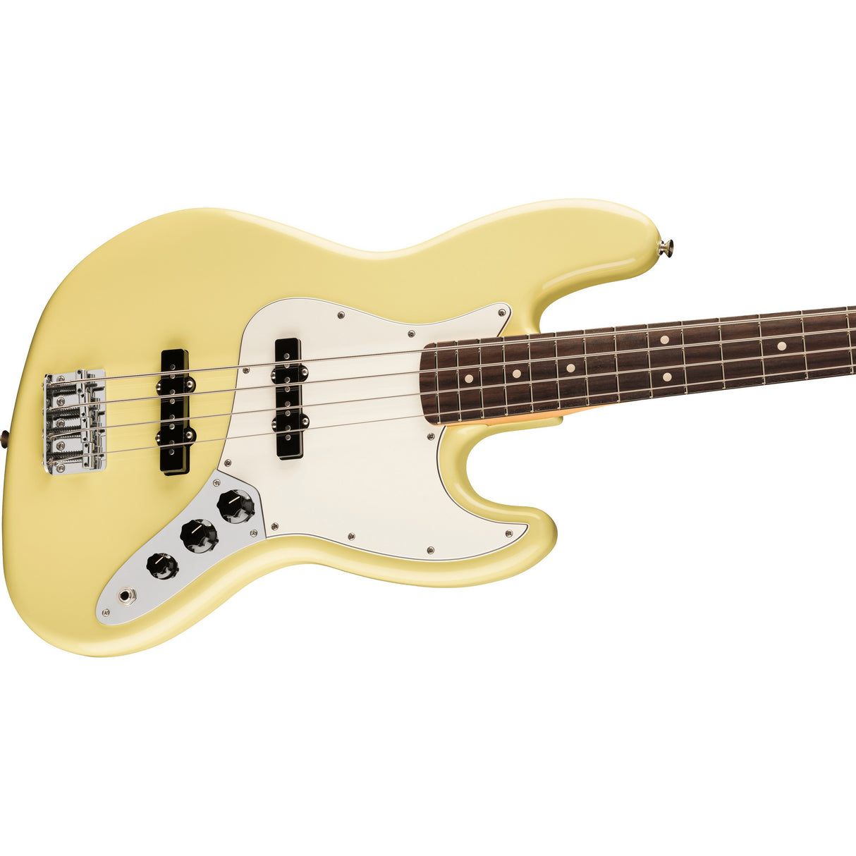 Fender Player II Jazz Electric Bass Guitar, Rosewood Fingerboard - Hialeah Yellow