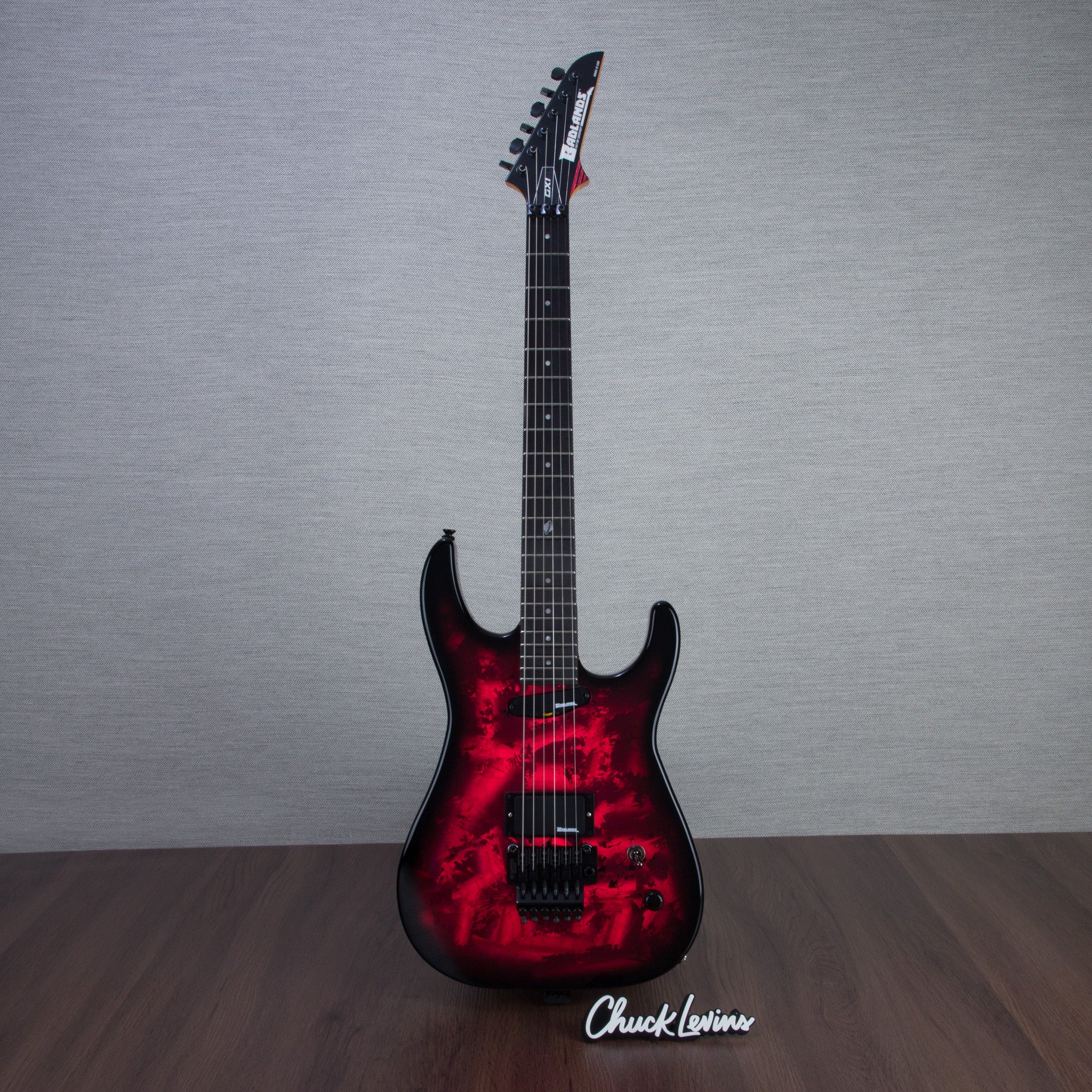 Badlands GX1 Holoflash HS Tremolo Electric Guitar - Holoflash Red
