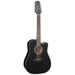 Takamine GD30CE-12 Dreadnought Cutaway 12-String Acoustic Electric Guitar - Black - New