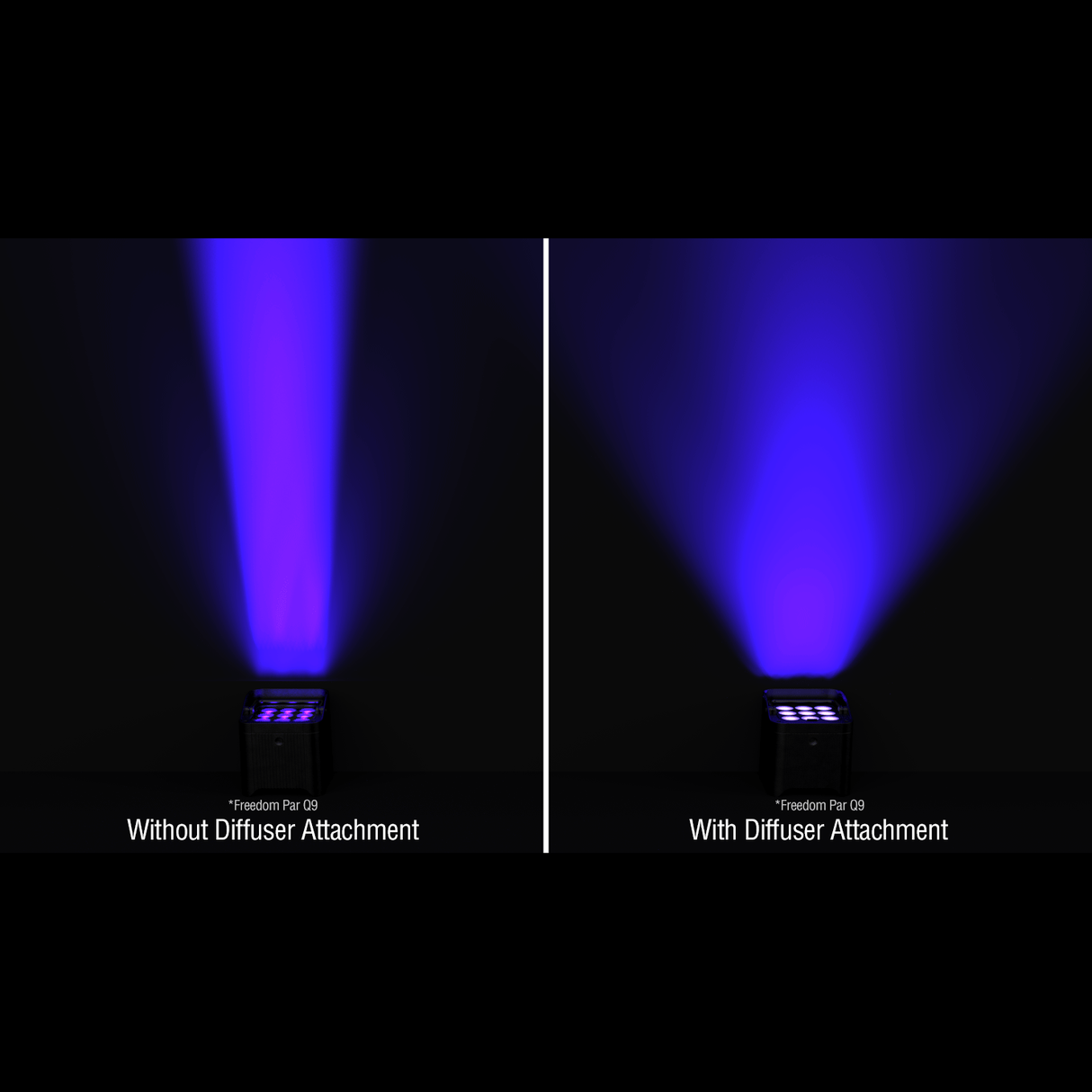 Chauvet DJ Freedom Flex H9 IP X6 Wash Lights with Rolling Case