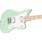 Squier Mini Jazzmaster Electric Guitar, Maple Fingerboard - Surf Green