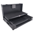 ProX XS-RANESYSONEWLTBLLED Flight Case For RANE SYSTEM ONE Dj Controller Sliding Laptop Shelf & Wheels - Black