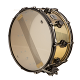 DW Collectors Series 6.5x14 Vintage Bell Brass Snare Drum - Black Nickel Hardware