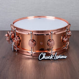 DW 5.5 x 14-Inch Collector's Copper Snare Drum - Copper Hardware