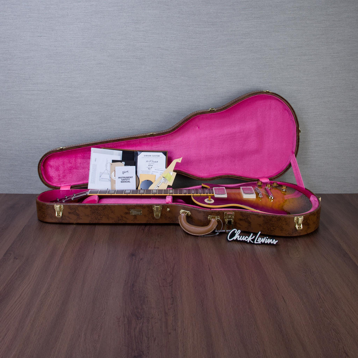 Gibson Custom Shop 1959 Les Paul Standard Reissue 5A Quilt Maple Top Electric Guitar - Faded Tobacco Sunburst - #960034