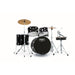 Mapex Rebel 5-Piece Jazz Complete Drum Set 20-Inch Kick - Black - New,Black