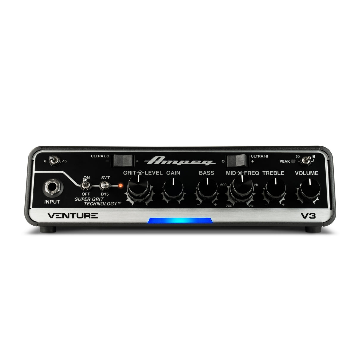 Ampeg Venture V3 300-Watt Solid State Bass Amplifier Head