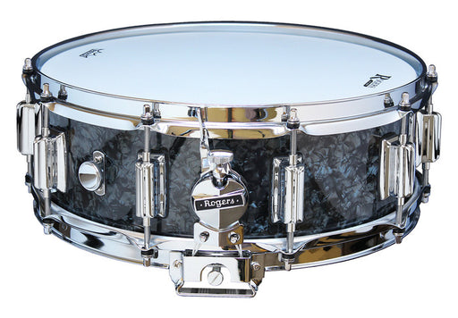 Rogers 14" x 5" Dyna-Sonic Classic Snare Drum w/ Beavertail Lugs - Black Diamond Pearl