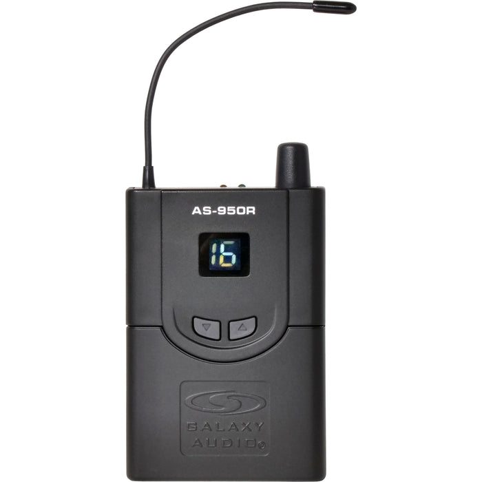 Galaxy Audio AS-950 16 Channel Stereo Wireless Personal In-Ear Monitor System - New