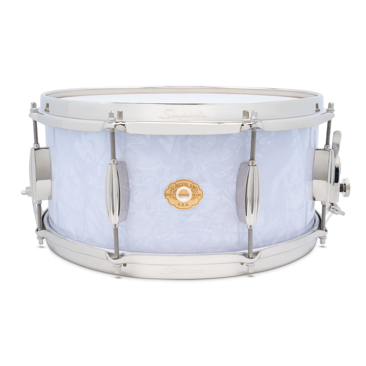 Slingerland 6.5 x 14-Inch Artist Snare Drum - White Marine Pearl