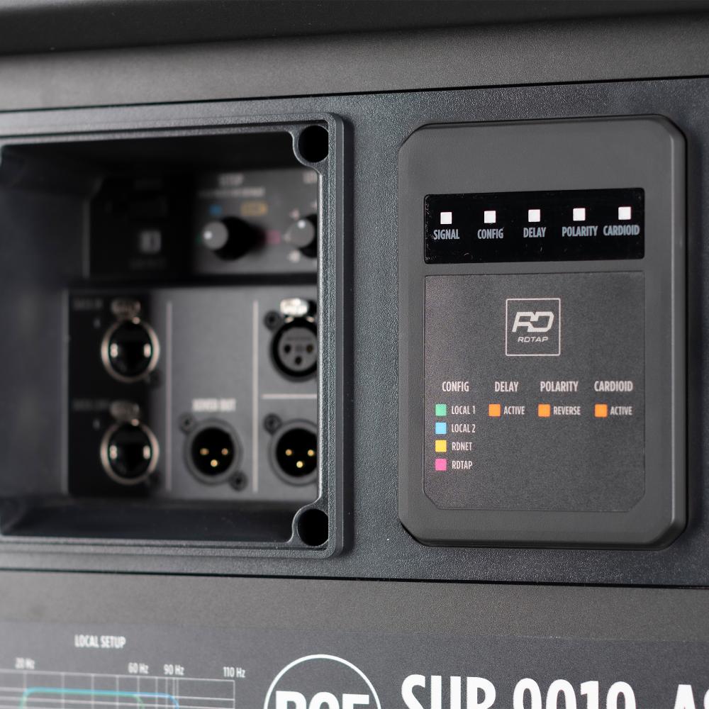 RCF SUB 9029-AS High Power 8000-Watt Dual 19-Inch Active Subwoofer
