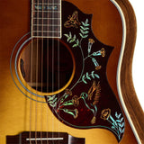Gibson Custom Shop Hummingbird Elegant Koa Acoustic Electric Guitar - Honey Burst