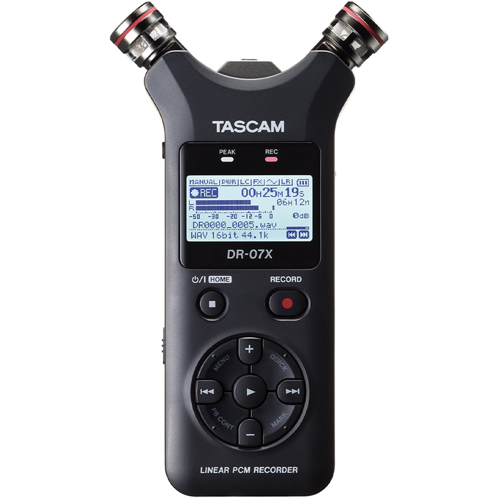 Tascam DR-07X Stereo Handheld Audio Recorder & USB Interface