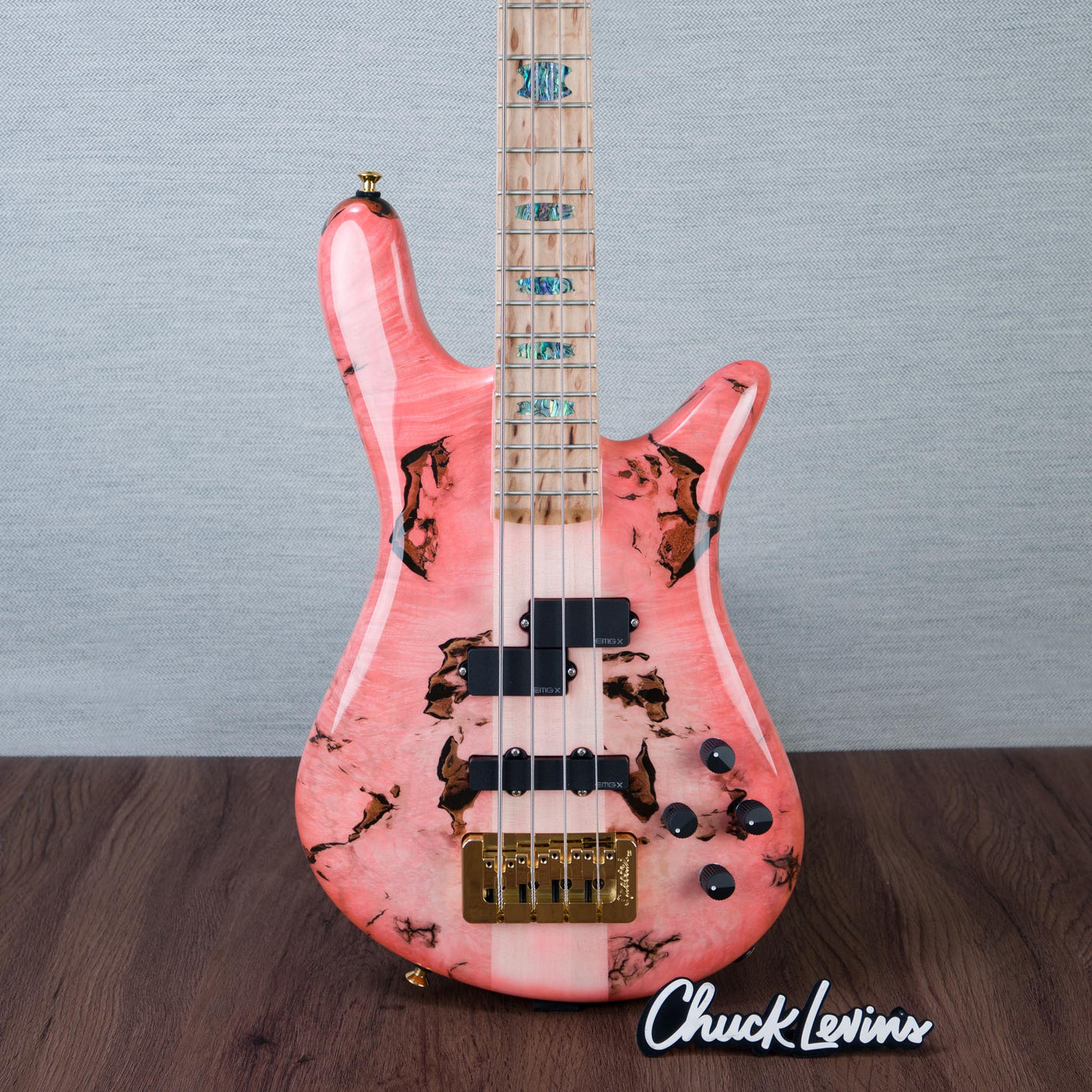 Spector USA Custom NS-2 Electric Bass Guitar - Pinkish Hue - CHUCKSCLUSIVE - #2267