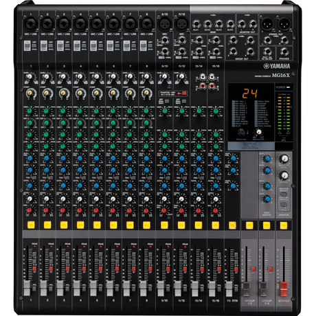 Yamaha MG16X CV 16-Input Stereo Mixer