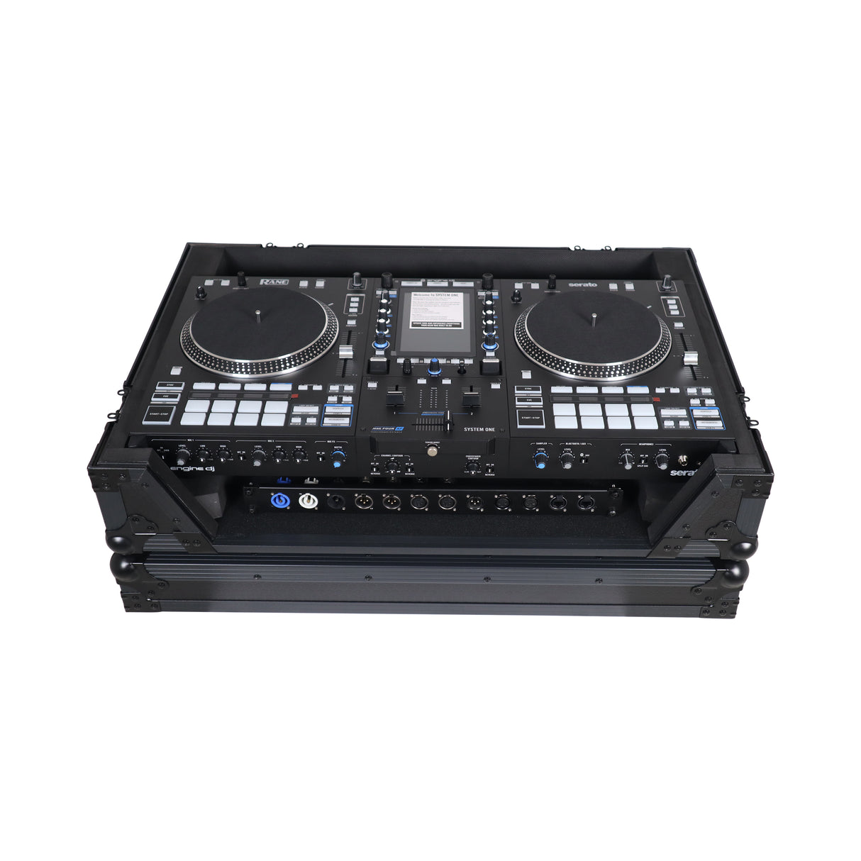 ProX XS-RANESYSONEWBL Flight Case For RANE SYSTEM ONE Dj Controller Wheels - Black