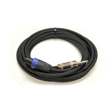 Whirlwind SK225G16 NL4 Speakon to 1/4-Inch TS 16-Gauge Single Line Speaker Cable - 25-Foot