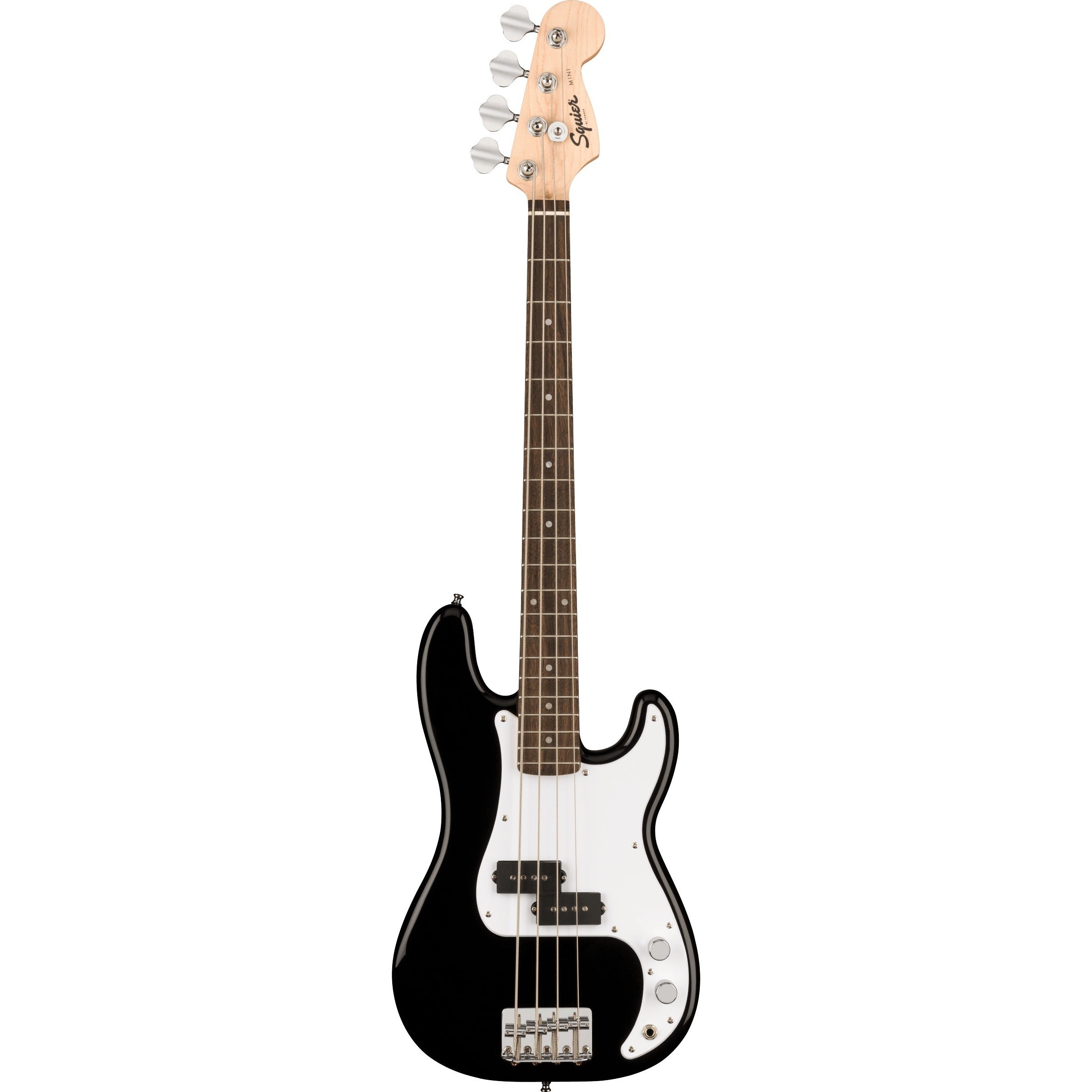 Squier Mini Precision Electric Bass Guitar - Black – Chuck Levin's