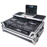 PRO X XS-DDJFLX10WLT FLX-10 Case for Alpha Theta GRV6 Controller with Sliding Tray-Wheels - New