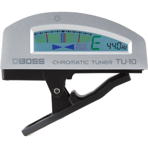 Boss TU-10-SV Clip-On Chromatic Tuner - Silver