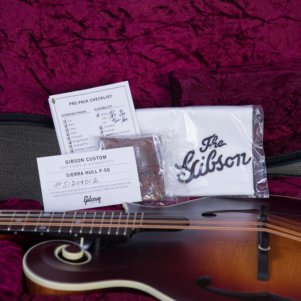 Gibson Custom Sierra Hull F-5G Signature Mandolin VOS - Sierra Burst