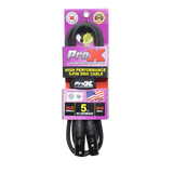 ProX XC-5PDMX05 5 Ft. DMX XLR5-M to XLR5-F High Performance Lighting Cable - New